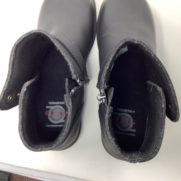 Milwaukee Women's Black "Capri" Motorcycle Riding Boots - Picture 9 of 9